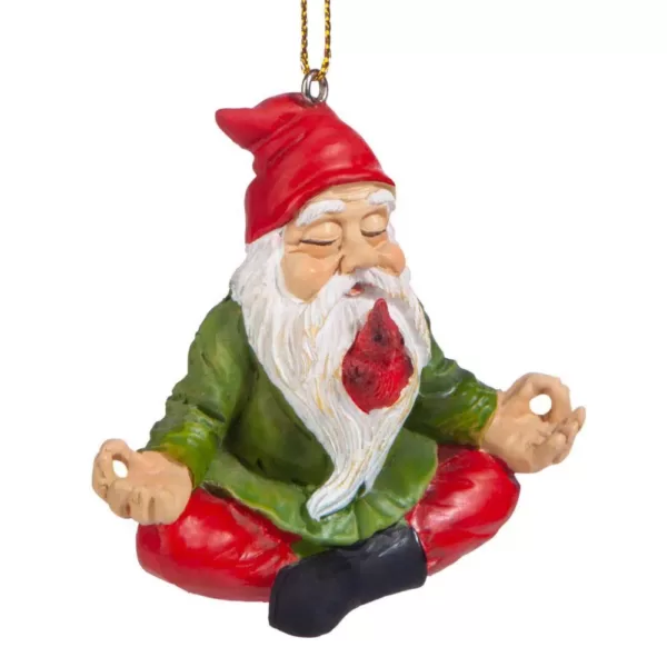 Design Toscano 2.5 in. Zen Gnome Holiday Ornament