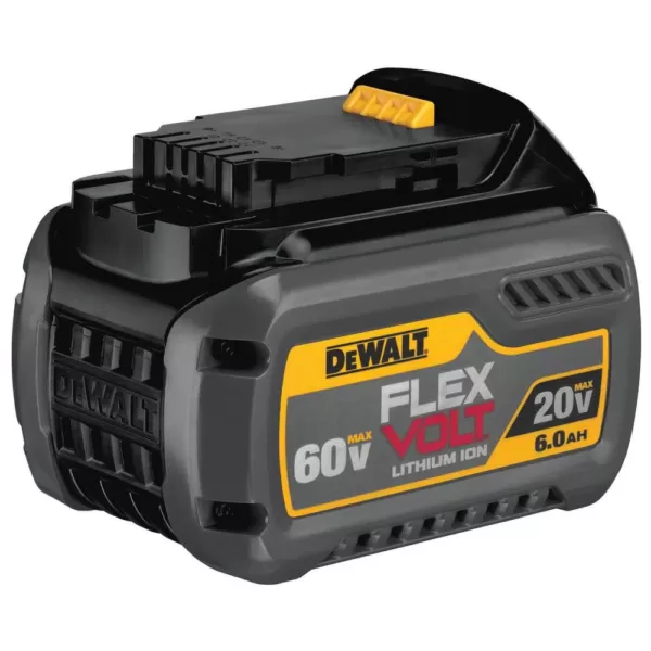 DEWALT FLEXVOLT 60-Volt MAX Cordless Brushless 4-1/2 in. Angle Grinder with Kickback Brake & (1) FLEXVOLT 6.0Ah Battery