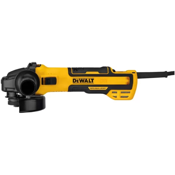 DEWALT 13 Amp Corded 5 in. Brushless Angle Grinder with Slide Switch