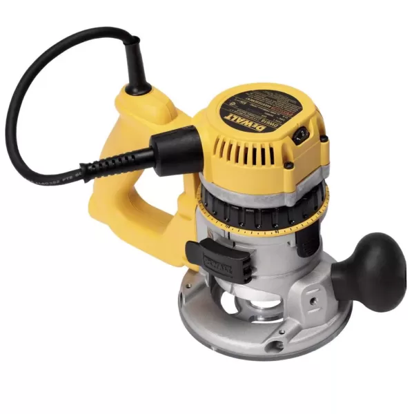 DEWALT 2-1/4 HP Electronic Variable Speed D-Handle Router with Soft Start