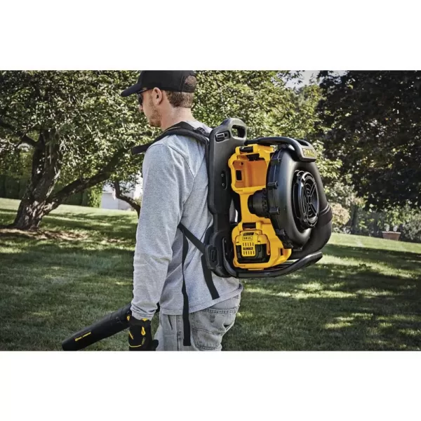 DEWALT 142 MPH 450 CFM 40V MAX Lithium-Ion Cordless Back-Pack Blower with (1) 7.5Ah Battery and Charger Included