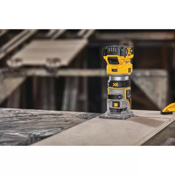 DEWALT 20-Volt MAX XR Cordless Brushless Compact Router (Tool-Only)