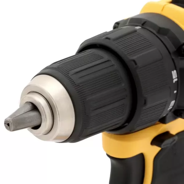 DEWALT ATOMIC 20-Volt MAX Cordless Brushless Compact 1/2 in. Hammer Drill, (2) 20-Volt 1.3Ah & (1) 20-Volt 5.0Ah Batteries