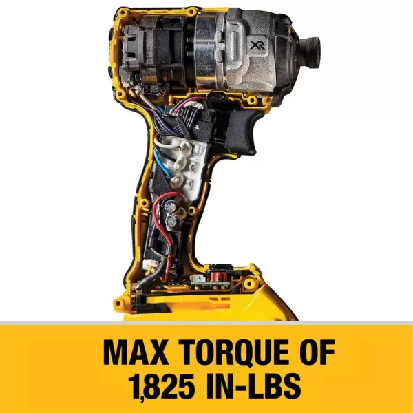 DEWALT 20-Volt MAX XR Cordless Brushless 3-Speed 1/4 in. Impact Driver with (1) 20-Volt 5.0Ah Battery & ATOMIC Oscillating Tool