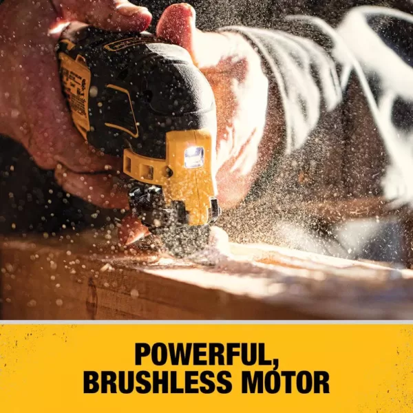 DEWALT ATOMIC 20-Volt MAX Cordless Brushless Oscillating Multi-Tool with (1) 20-Volt Battery 3.0Ah & Charger