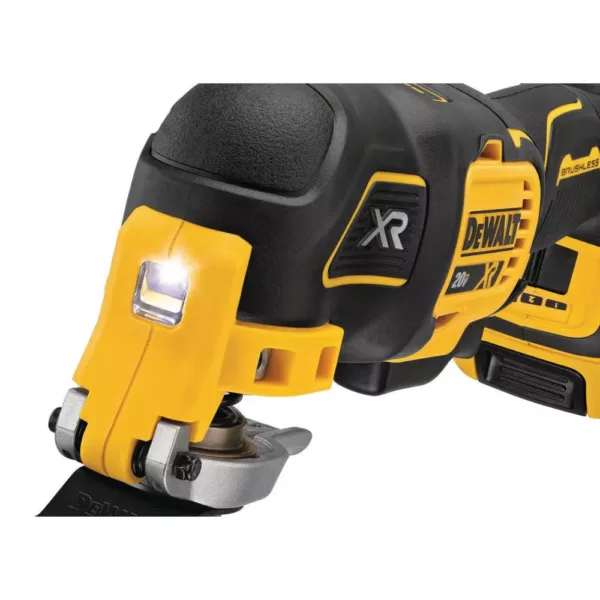 DEWALT 20-Volt MAX XR Cordless Brushless 3-Speed Oscillating Multi-Tool with (1) 20-Volt 1.5Ah Battery & Charger
