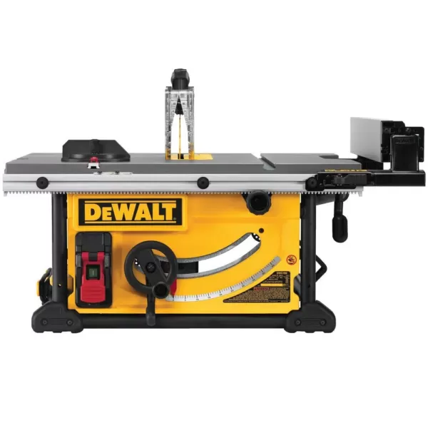 DEWALT 15 Amp Corded 10 in. Jobsite Table Saw with Scissor Stand