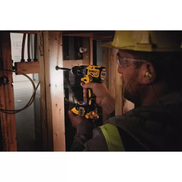 DEWALT 20-Volt MAX XR with Tool Connect Cordless Brushless 1/2 in. Compact Drill/Driver with (2) 20-Volt 2.0Ah Batteries