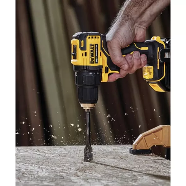 DEWALT ATOMIC 20-Volt MAX Cordless Brushless 1/2 in. Drill/Driver Kit, (1) 4.0Ah Battery, 1/4 in. Impact Driver & Tough System