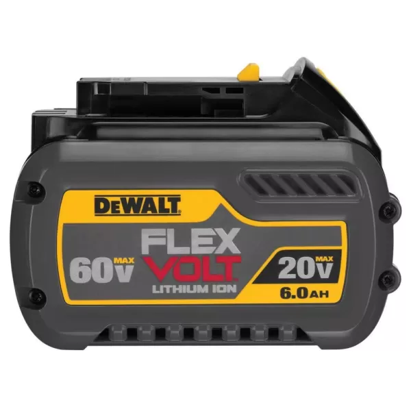 DEWALT FLEXVOLT 20-Volt/60-Volt MAX Lithium-Ion 6.0Ah Battery Pack with 6 Amp Output Charger