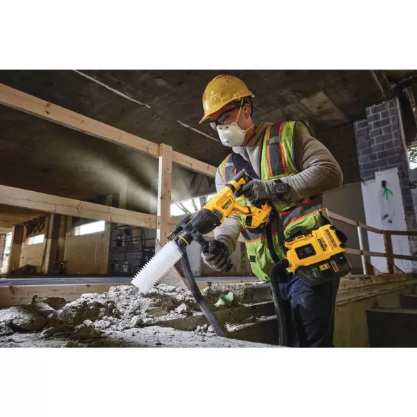 DEWALT 20-Volt MAX Cordless Brushless 1-1/8 in. SDS Plus D-Handle Rotary Hammer with (2) 20-Volt XR 6.0Ah Batteries & Charger