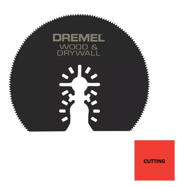 Dremel Multi-Max 2.95 in. Oscillating Tool Universal Wood and Drywall Saw Blade