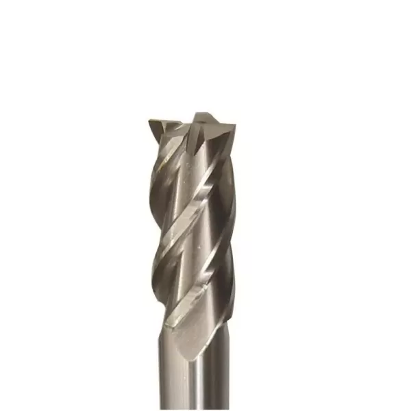 Drill America 3/8 in. x 3/8 in. Shank Cobalt End Mill Specialty Bit with 4-Flute