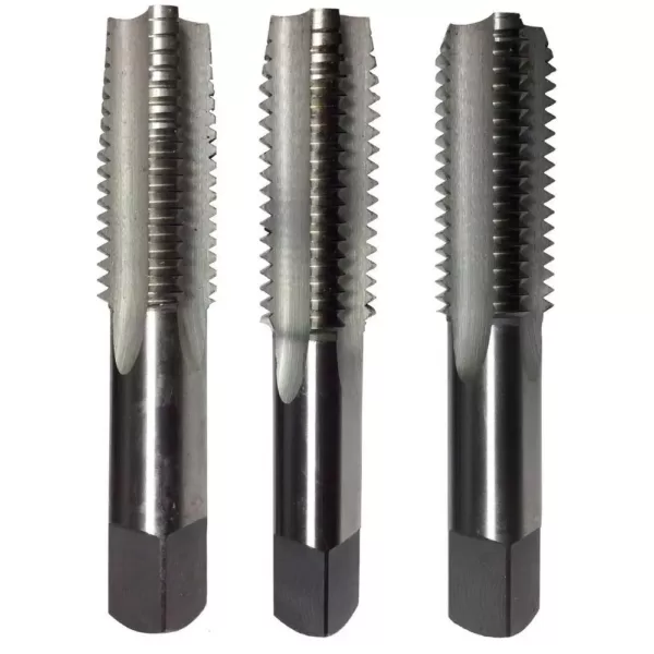 Drill America 1/2 in.-20 Carbon Steel Hand Tap Set