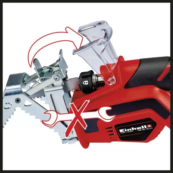 Einhell PXC 18-Volt Cordless 6 in. 2,800-RPM Tree Pruning Saw, 3.5 in. Cutting Diameter (Tool Only)