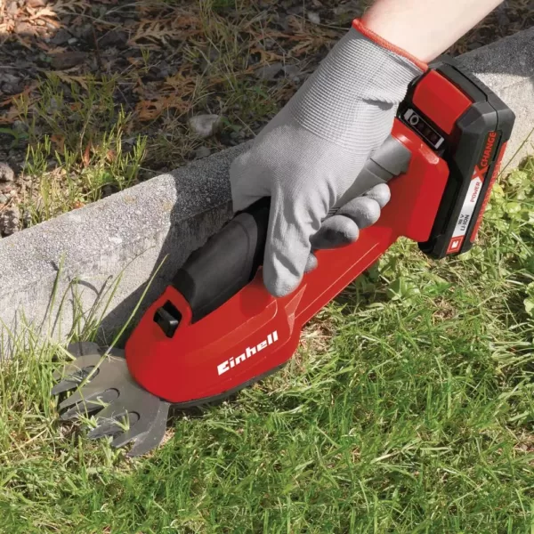 Einhell PXC 18-Volt Cordless Handheld 2-in-1 3.9 in. Grass Shear and 7.9 in. Hedge Trimmer (Tool Only)
