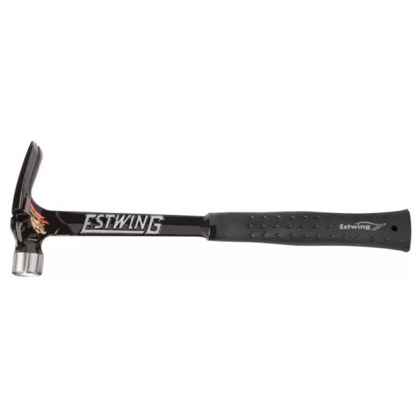 Estwing 19 oz. Black Vinyl Gripped Ultra Framing Hammer with Milled Face