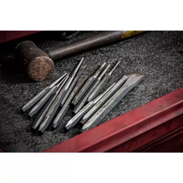 GEARWRENCH Tool Steel Pin Punch Set (10-Piece)