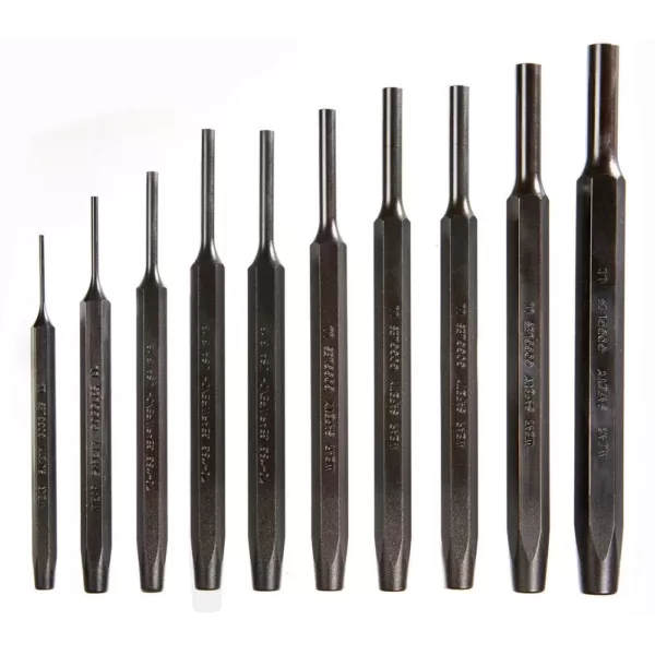 GEARWRENCH Tool Steel Pin Punch Set (10-Piece)