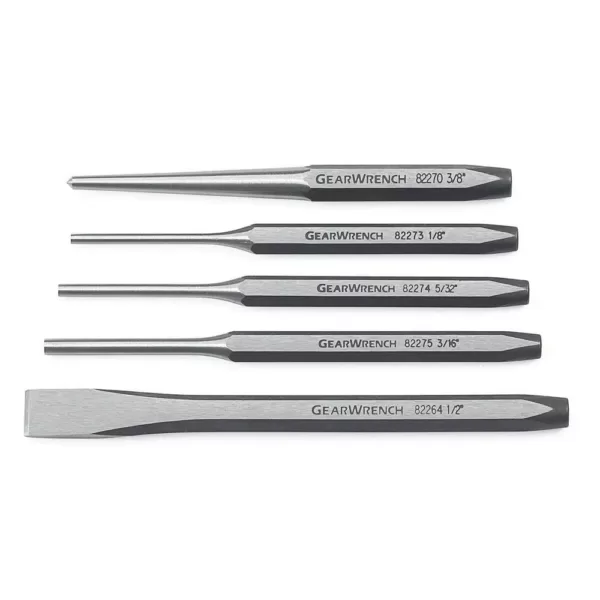 GEARWRENCH Punch and Chisel Set (5-Piece)