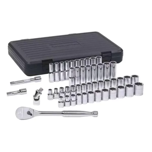 GEARWRENCH 1/2 in. Drive 12-Point Ratchet and Socket Set (49-Piece)