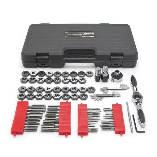 GEARWRENCH SAE/Metric Ratcheting Tap and Die Set (75-Piece)