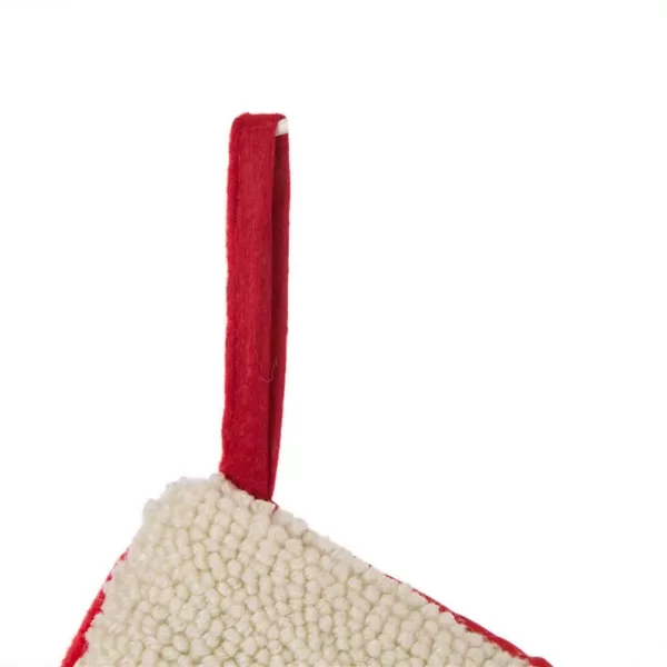 Glitzhome 20 in. L Hooked Stocking, Cat