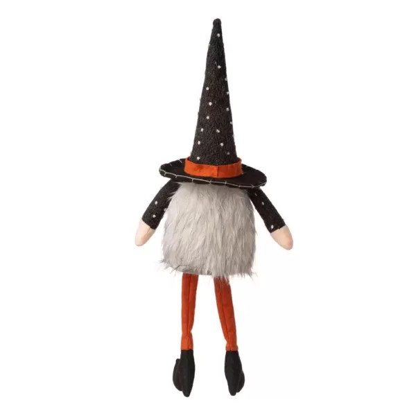 Glitzhome 20 in. H Halloween Fabric Gnome Sitter Decor
