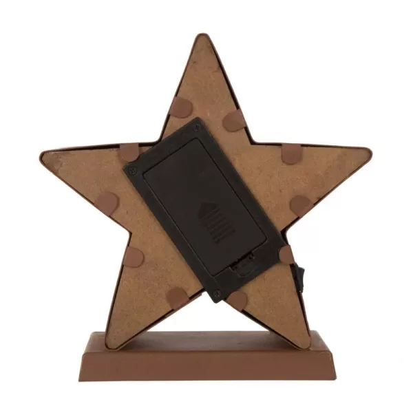 Glitzhome 2-Pack Marquee LED Star Stocking Holder