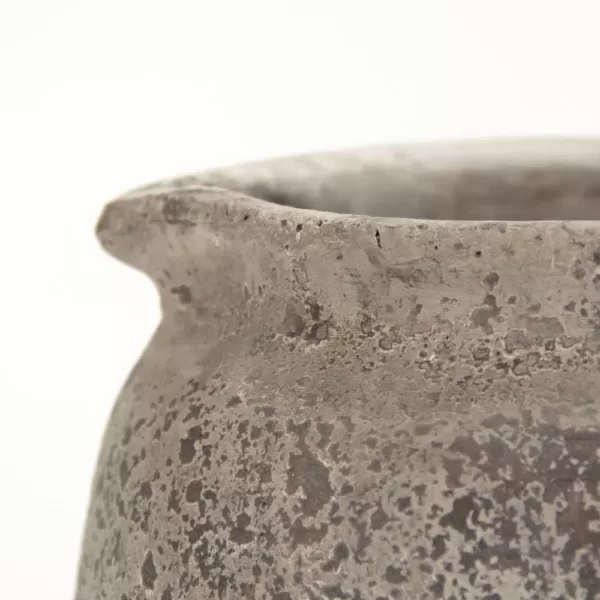 Zentique Terracotta Grey Decorative Pitcher Vase