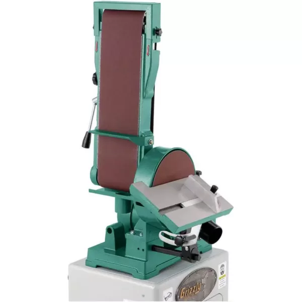Grizzly Industrial Combination Sander with Cabinet Stand