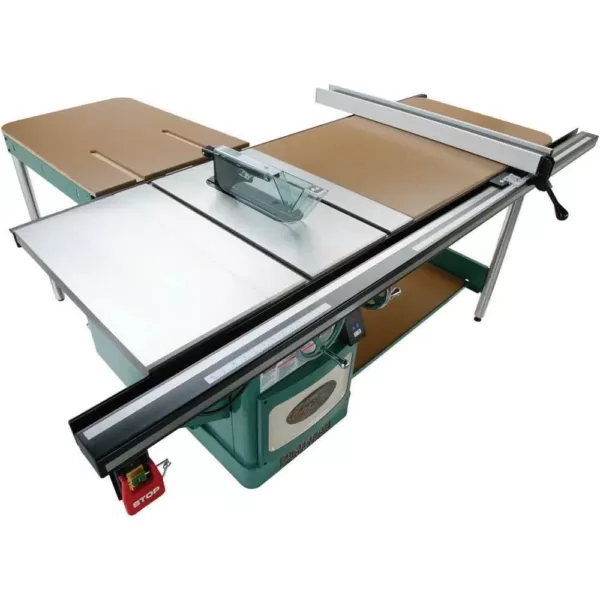 Grizzly Industrial 10 in. 5 HP 3-Phase Heavy-Duty Cabinet Table Saw with Ri-Volting Knife