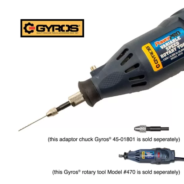 Gyros #61 - #80 High Speed Steel Wire Gauge Drill Bit Dome Set (Set of 20)