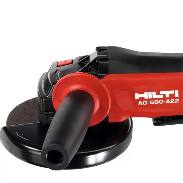 Hilti 22-Volt Lithium-Ion Brushless Cordless 5 in. Angle Grinder AG 500 (Tool Only)