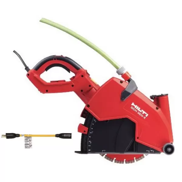Hilti DCH 300-X 12 in. Electric Hand Held Diamond Saw Kit with EQD SPX Universal Blade and Twist Lock