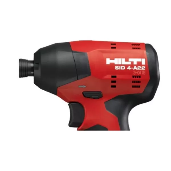 Hilti 22-Volt Lithium-Ion 1/4 in. Hex Cordless Brushless SID 4 Compact Impact Driver with 3 gear speed and DC Car Charger