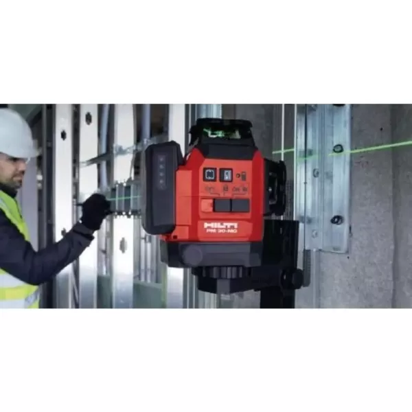 Hilti PM 30-MG 131 ft. Multi-Green Line Laser Level with Magnetic Bracket and Hard Case (Batteries not included)
