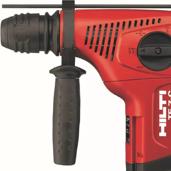 Hilti 6 Amp 120-Volt Corded SDS-Plus TE-7C Concrete Rotary Hammer Drill with Flat Chisel and TE-CX M4 Bit Set