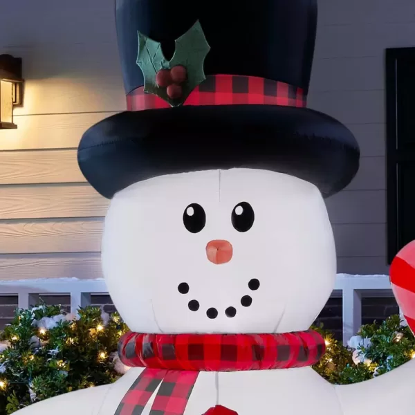Home Accents Holiday 6.5 ft. Inflatable Snowman