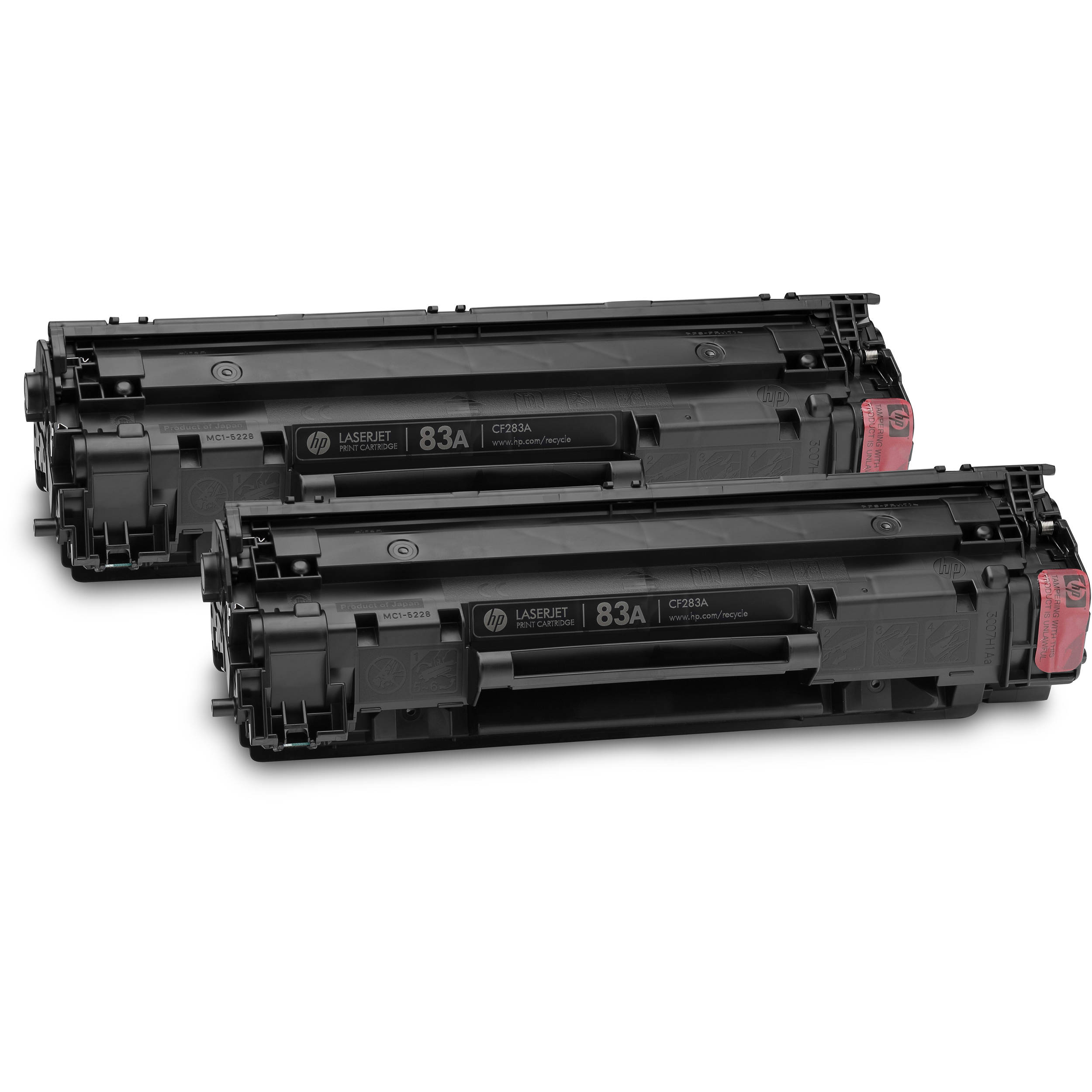 HP 83A Black LaserJet Toner Cartridge (2-Pack)