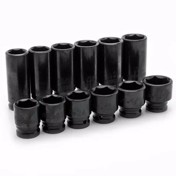 Husky 3/8 in. and 1/2 in. Drive Master Impact Socket Set (108-Piece)