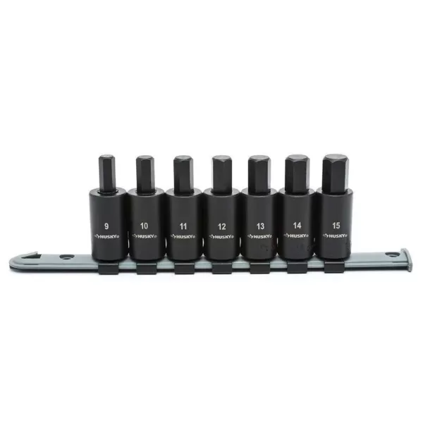 Husky 1/2 in. Drive Master Impact and Hex Bit Socket Set (78-Piece)