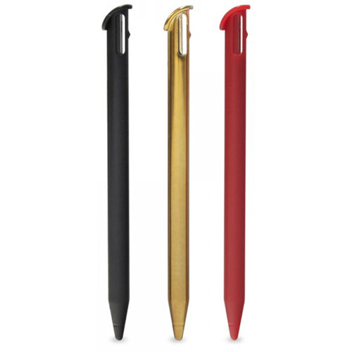 HYPERKIN Tomee Stylus Pen Set for 3DS XL (3-Pack, Red/Black/Gold)