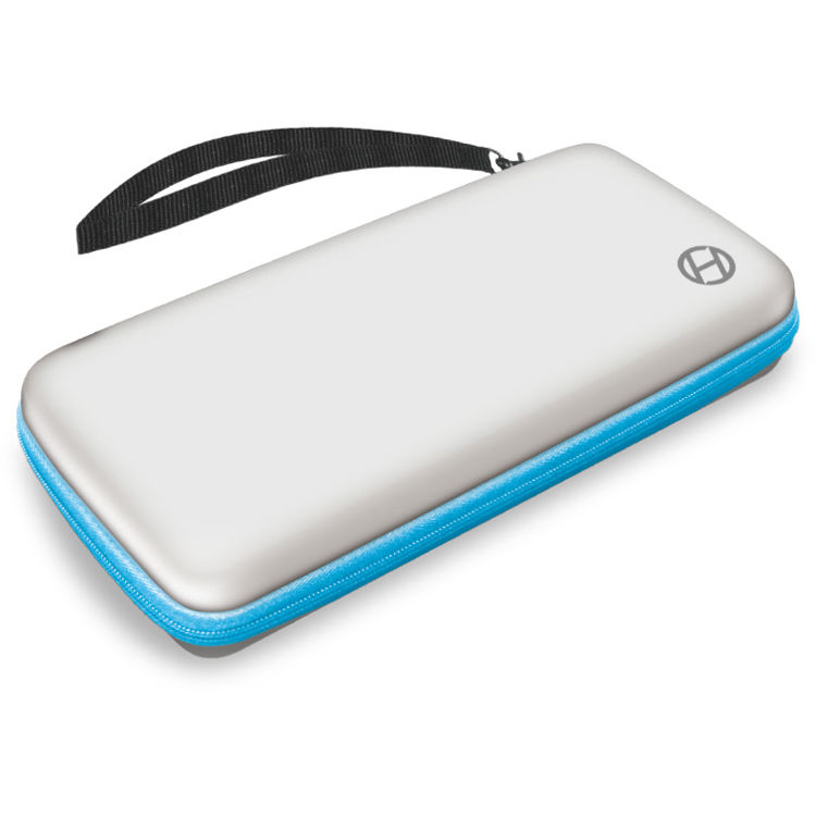 HYPERKIN EVA Hard-Shell Carrying Case for Nintendo Switch Lite (White & Turquoise)