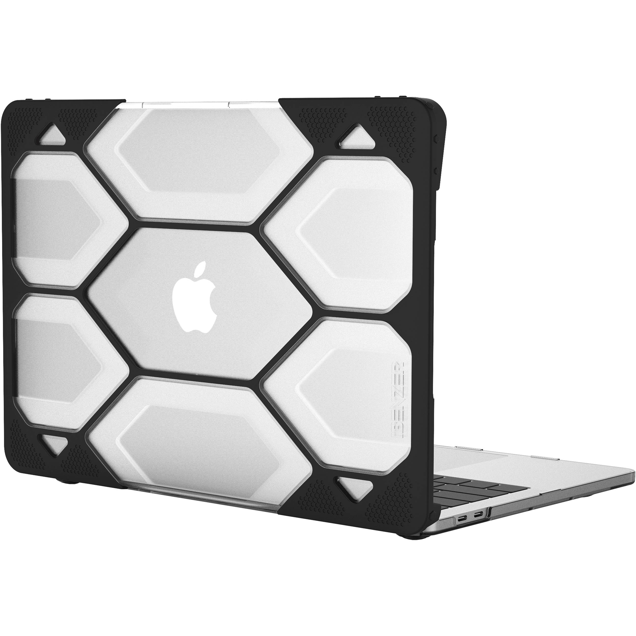 iBenzer Hexpact Case for MacBook Pro Retina 13 (Touch & Non-Touch Bar, Clear)
