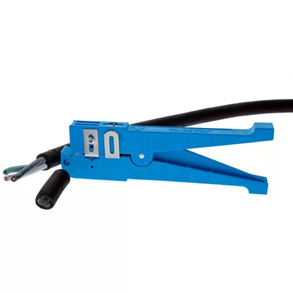 Ideal 1/4 in. to 9/16 in. Coax Ringer Stripper, Blue