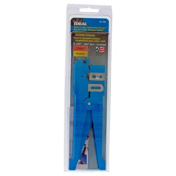 Ideal 1/4 in. to 9/16 in. Coax Ringer Stripper, Blue
