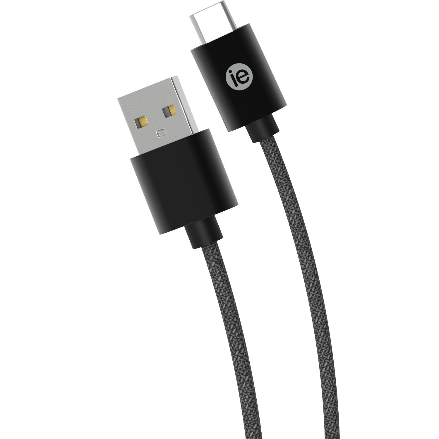 iEssentials Braided USB Type-C Cable (6', Black)