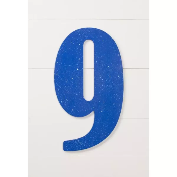 Jeff McWilliams Designs 18 in. Oversized Unfinished Wood Number "9"