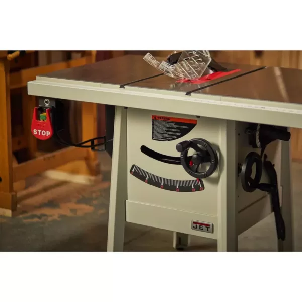 Jet ProShop II 10 in table saw with 30 in. Rip and Cast Wings JPS-10